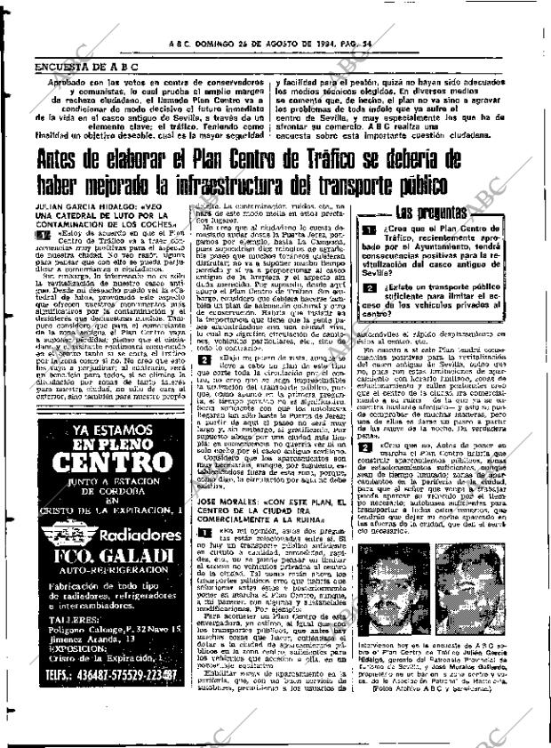 ABC SEVILLA 26-08-1984 página 54