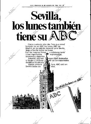 ABC SEVILLA 26-08-1984 página 57