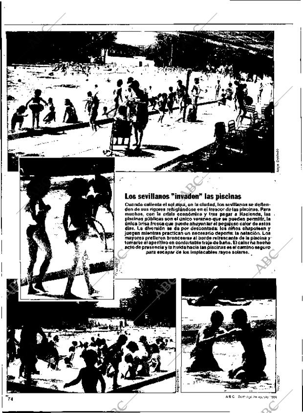 ABC SEVILLA 26-08-1984 página 74