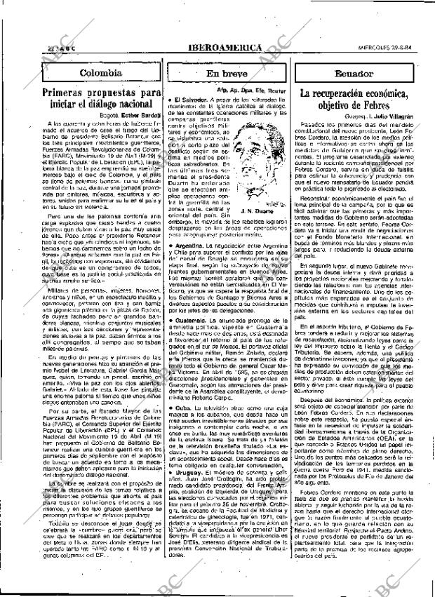ABC MADRID 29-08-1984 página 22