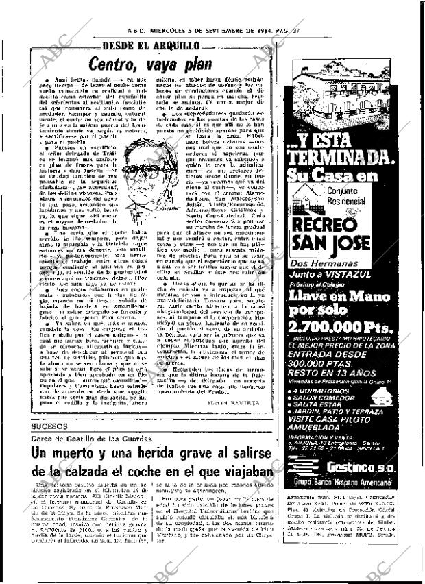 ABC SEVILLA 05-09-1984 página 27