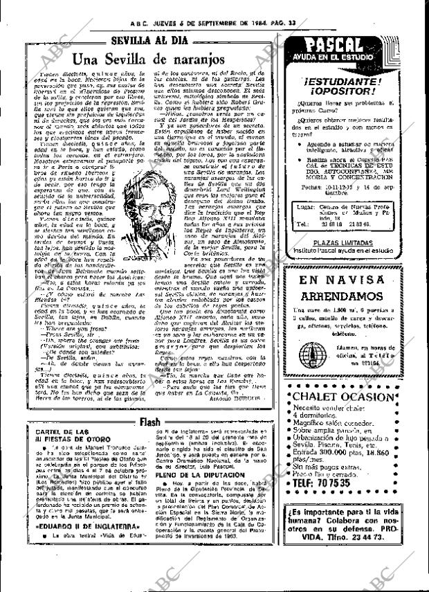ABC SEVILLA 06-09-1984 página 33