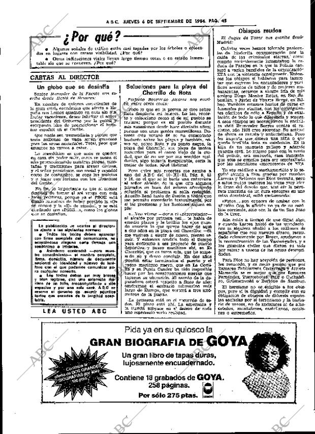 ABC SEVILLA 06-09-1984 página 45