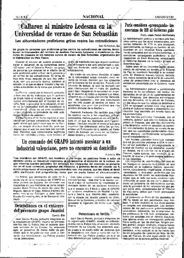 ABC MADRID 08-09-1984 página 16