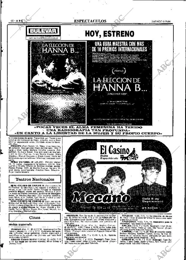 ABC MADRID 08-09-1984 página 66