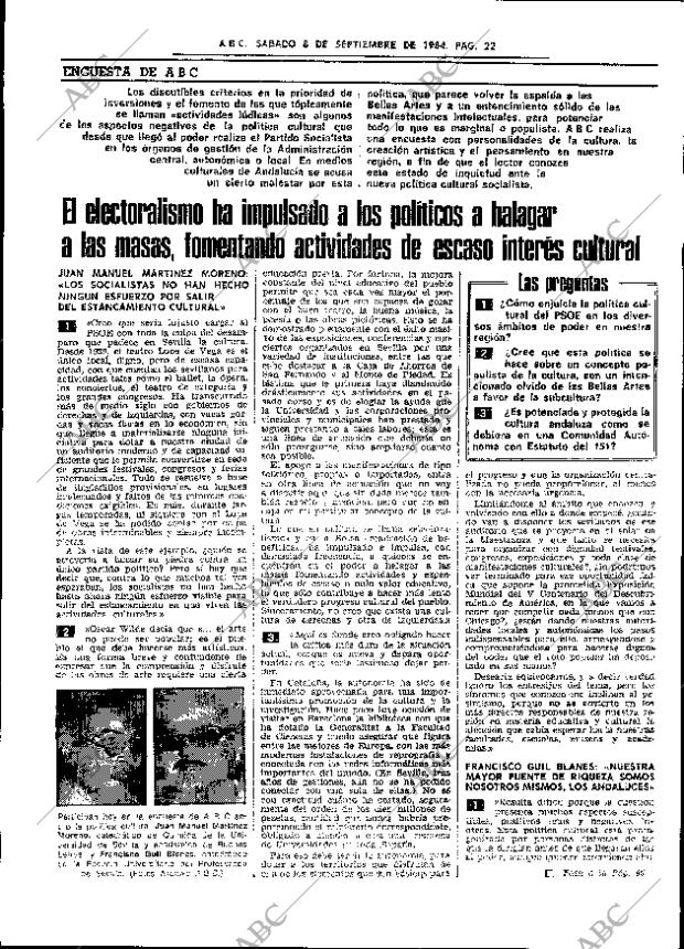ABC SEVILLA 08-09-1984 página 22