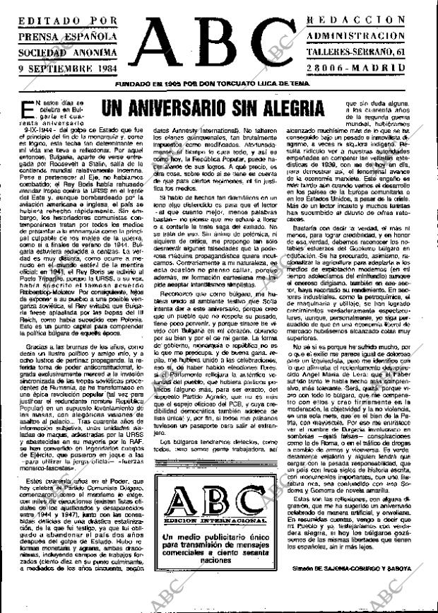 ABC MADRID 09-09-1984 página 3