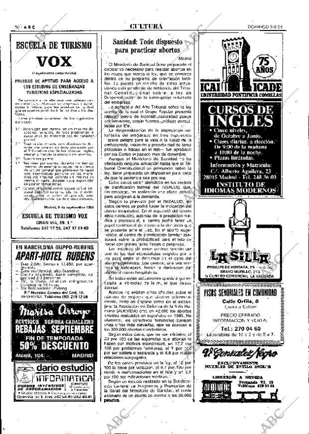 ABC MADRID 09-09-1984 página 50