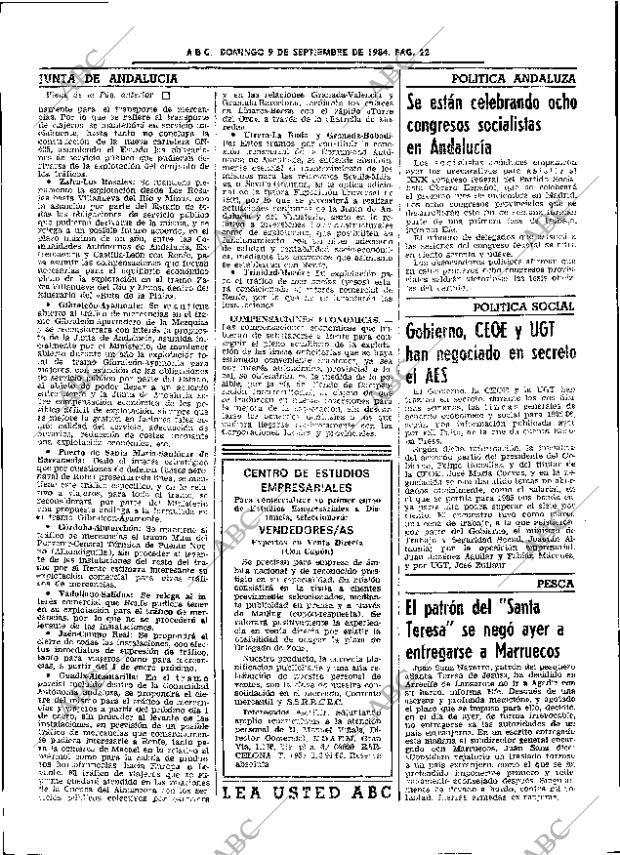 ABC SEVILLA 09-09-1984 página 22