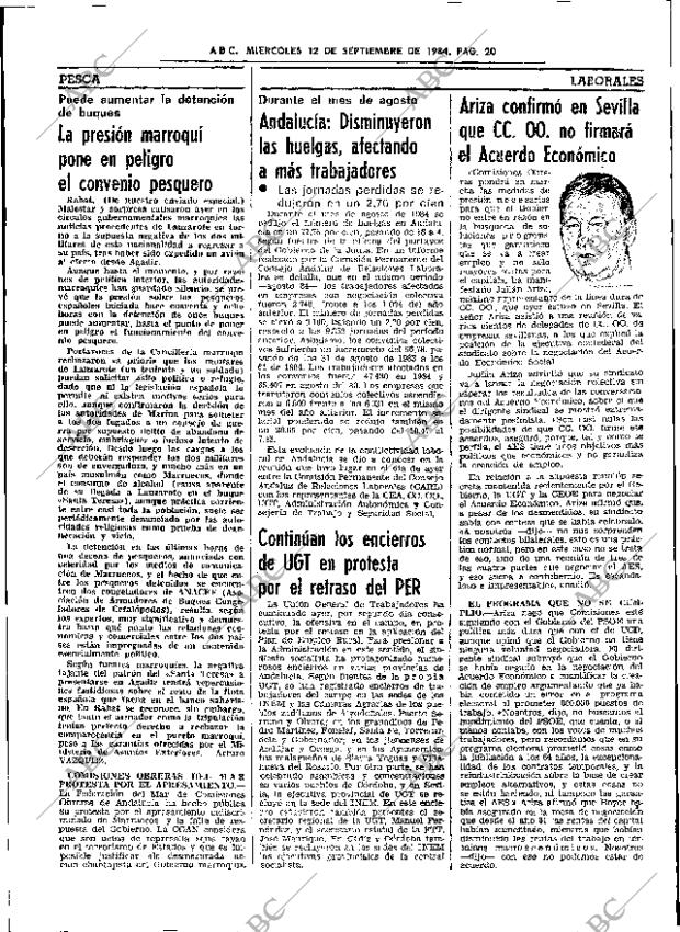 ABC SEVILLA 12-09-1984 página 20