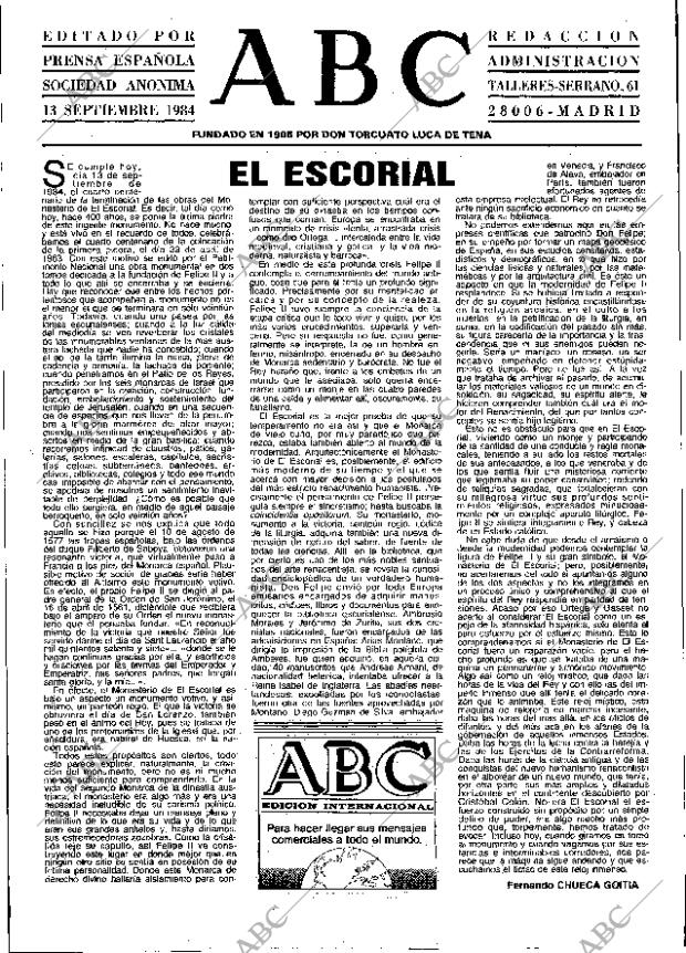 ABC MADRID 13-09-1984 página 3