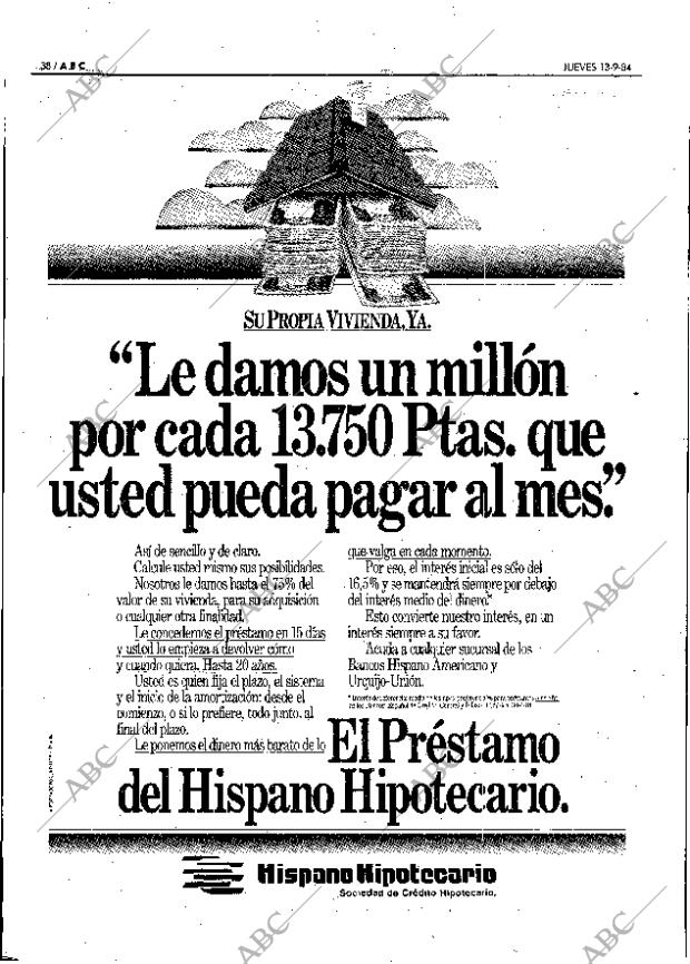 ABC MADRID 13-09-1984 página 38