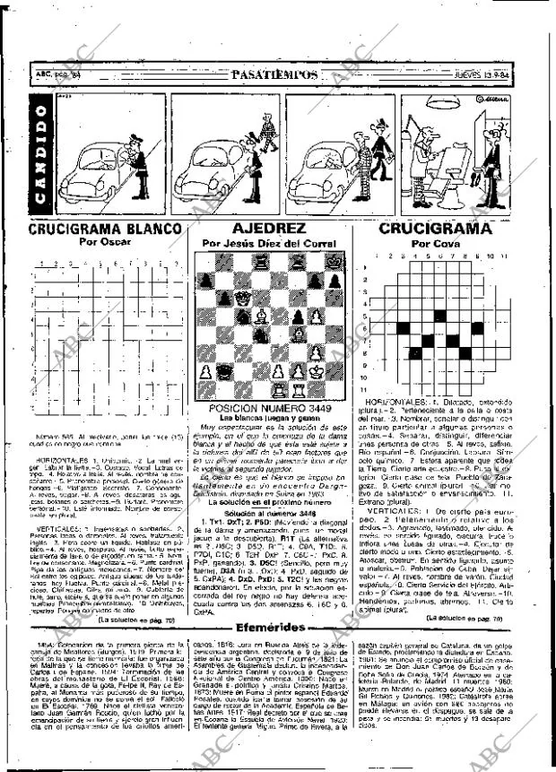 ABC MADRID 13-09-1984 página 84