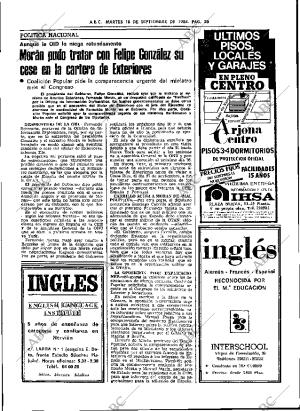 ABC SEVILLA 18-09-1984 página 23