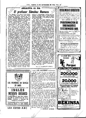 ABC SEVILLA 18-09-1984 página 27