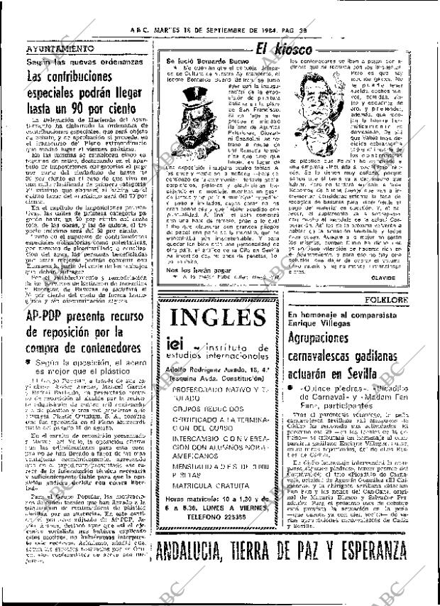 ABC SEVILLA 18-09-1984 página 38