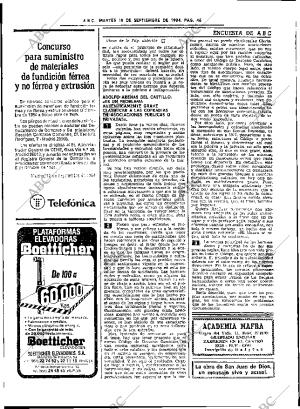 ABC SEVILLA 18-09-1984 página 46