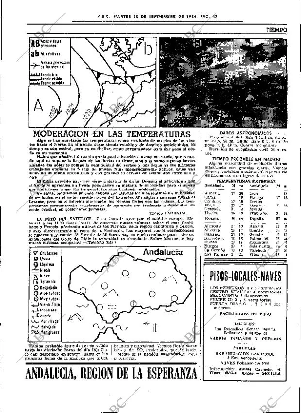 ABC SEVILLA 18-09-1984 página 47