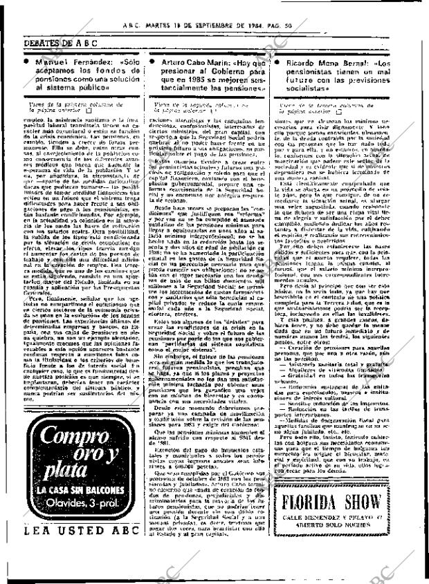 ABC SEVILLA 18-09-1984 página 50