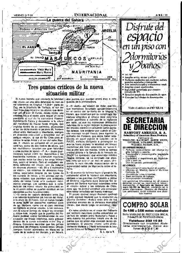 ABC MADRID 21-09-1984 página 33