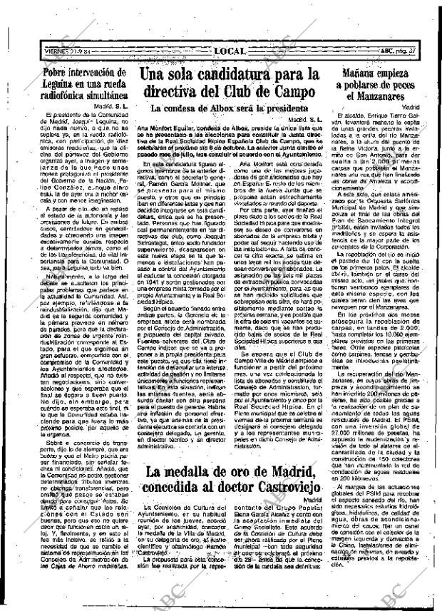 ABC MADRID 21-09-1984 página 37