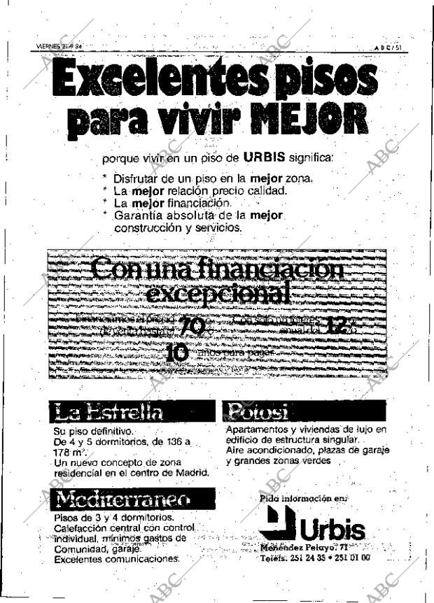 ABC MADRID 21-09-1984 página 51