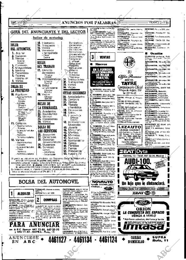 ABC MADRID 21-09-1984 página 76