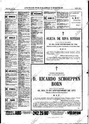 ABC MADRID 21-09-1984 página 87