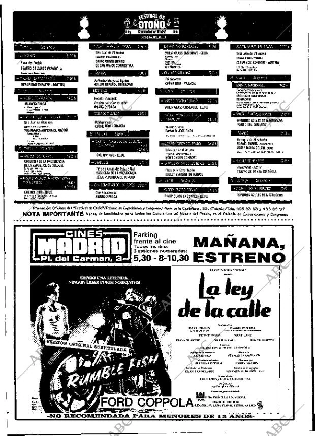 ABC MADRID 23-09-1984 página 100