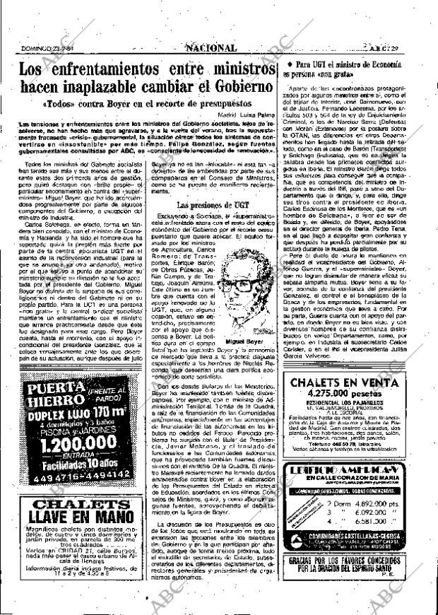 ABC MADRID 23-09-1984 página 29