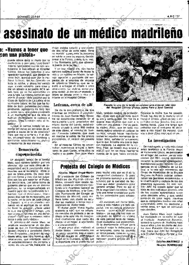 ABC MADRID 23-09-1984 página 57