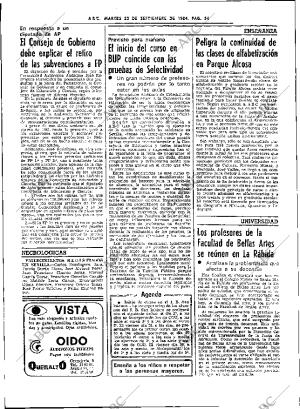 ABC SEVILLA 25-09-1984 página 54