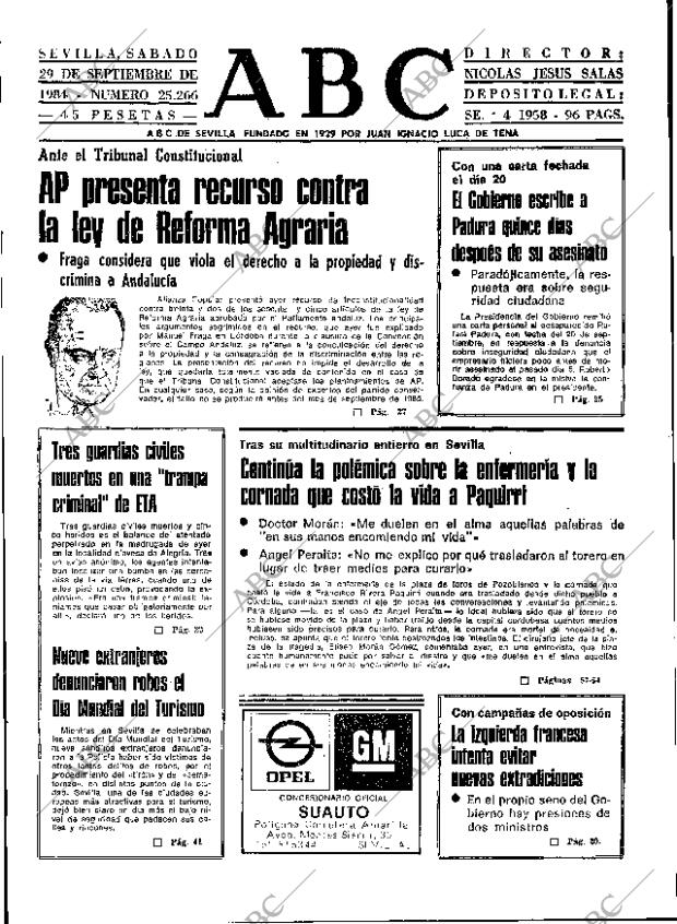 ABC SEVILLA 29-09-1984 página 21