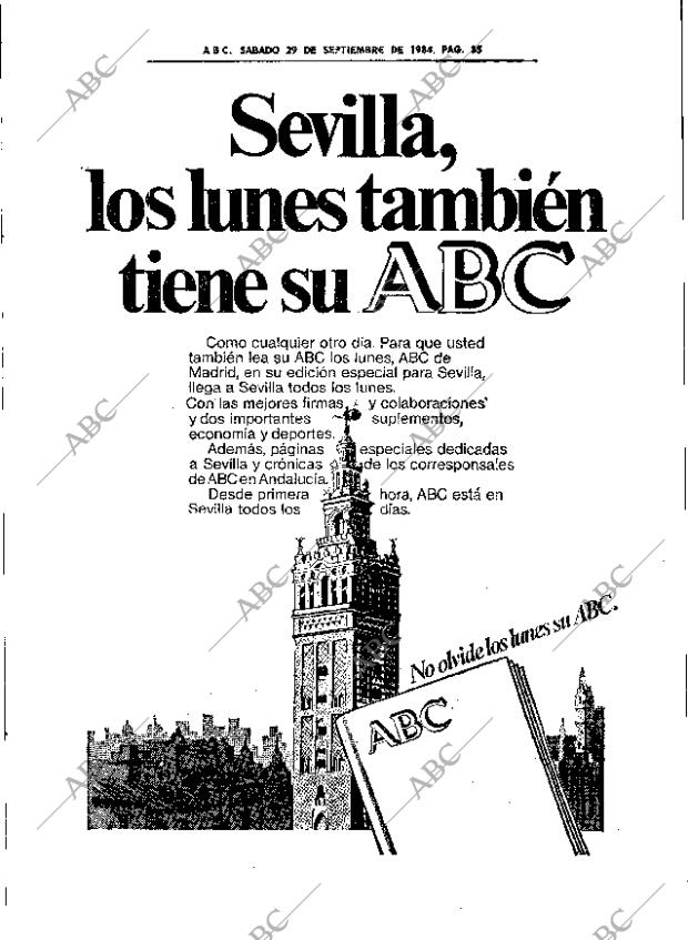 ABC SEVILLA 29-09-1984 página 35