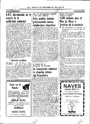 ABC SEVILLA 29-09-1984 página 40