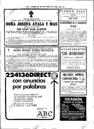 ABC SEVILLA 29-09-1984 página 72