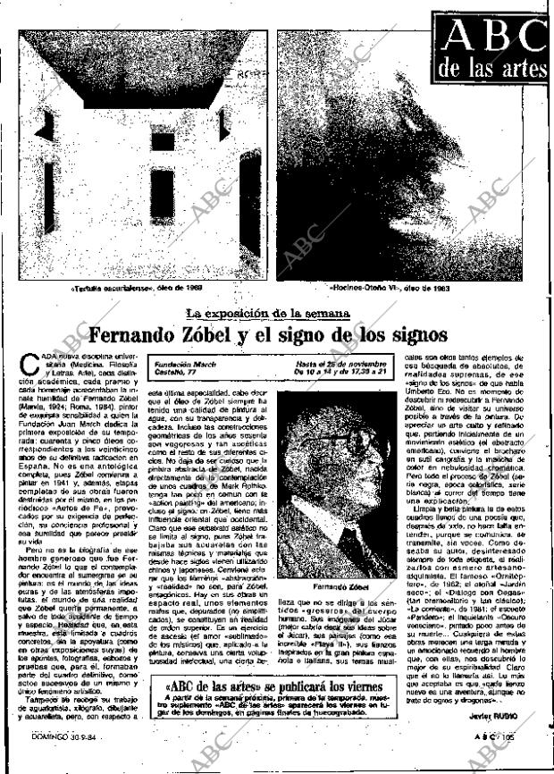 ABC MADRID 30-09-1984 página 105