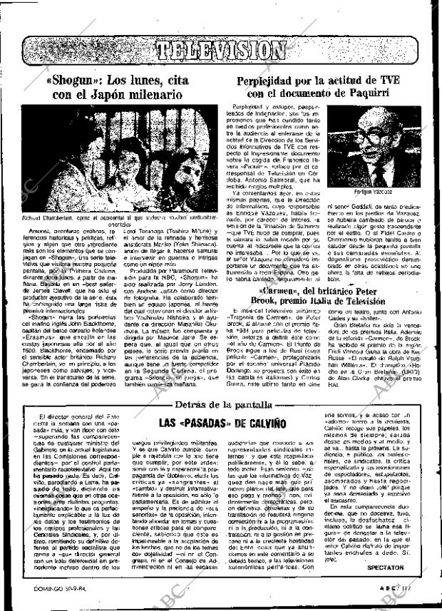 ABC MADRID 30-09-1984 página 117