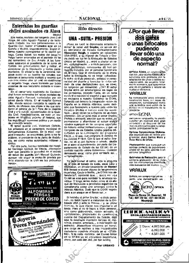 ABC MADRID 30-09-1984 página 25