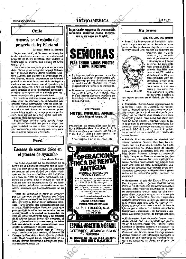 ABC MADRID 30-09-1984 página 33