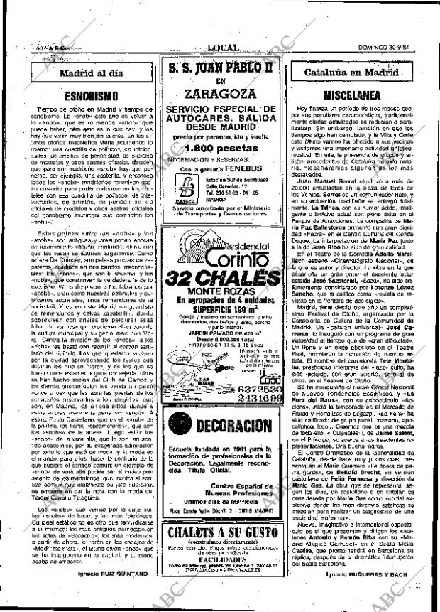 ABC MADRID 30-09-1984 página 40