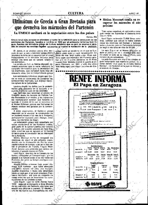 ABC MADRID 30-09-1984 página 49