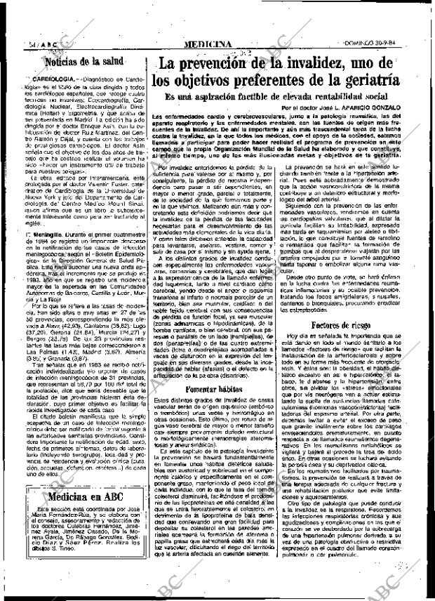 ABC MADRID 30-09-1984 página 54