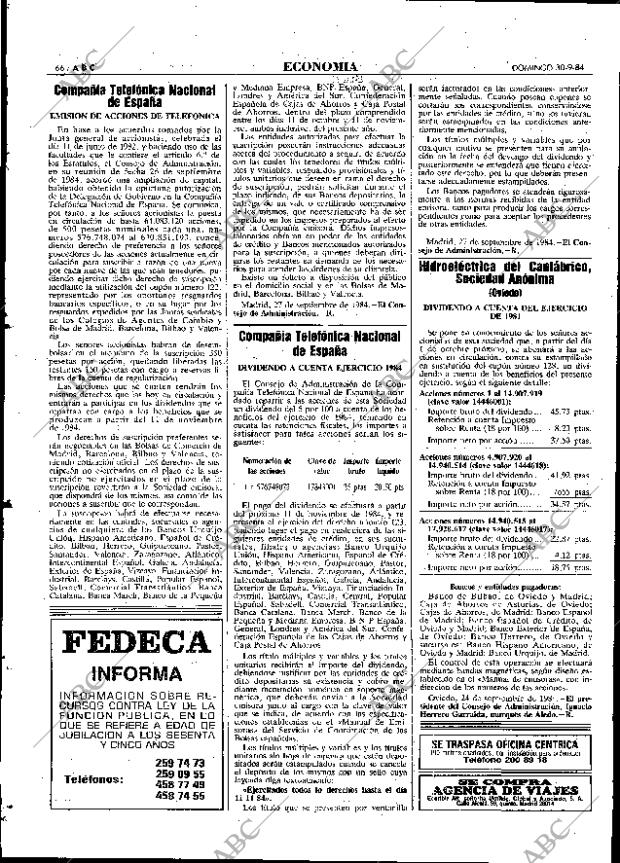 ABC MADRID 30-09-1984 página 66