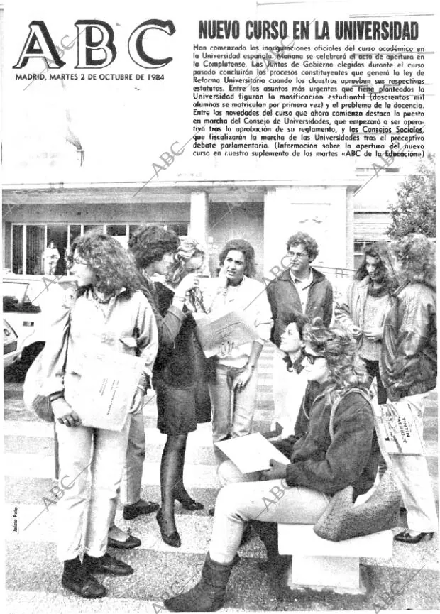 ABC MADRID 02-10-1984 página 1