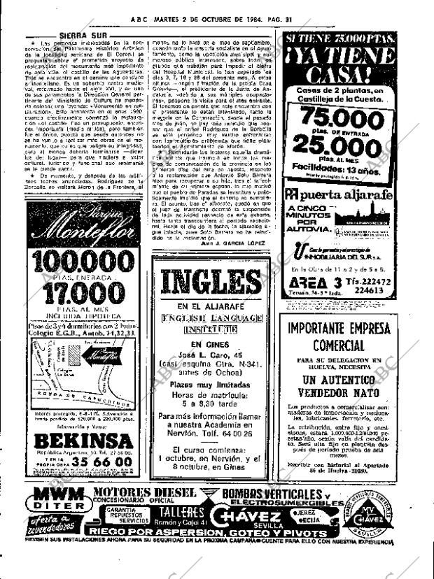 ABC SEVILLA 02-10-1984 página 31