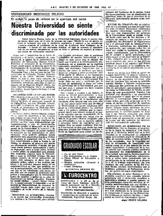 ABC SEVILLA 02-10-1984 página 47