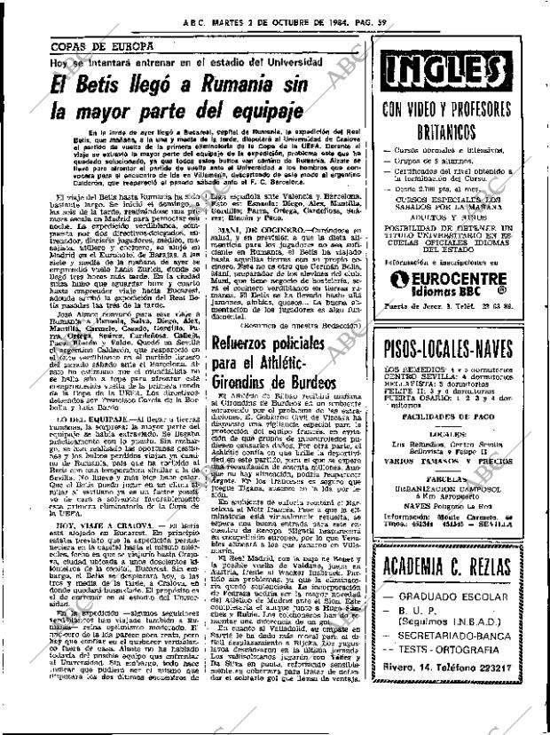 ABC SEVILLA 02-10-1984 página 59