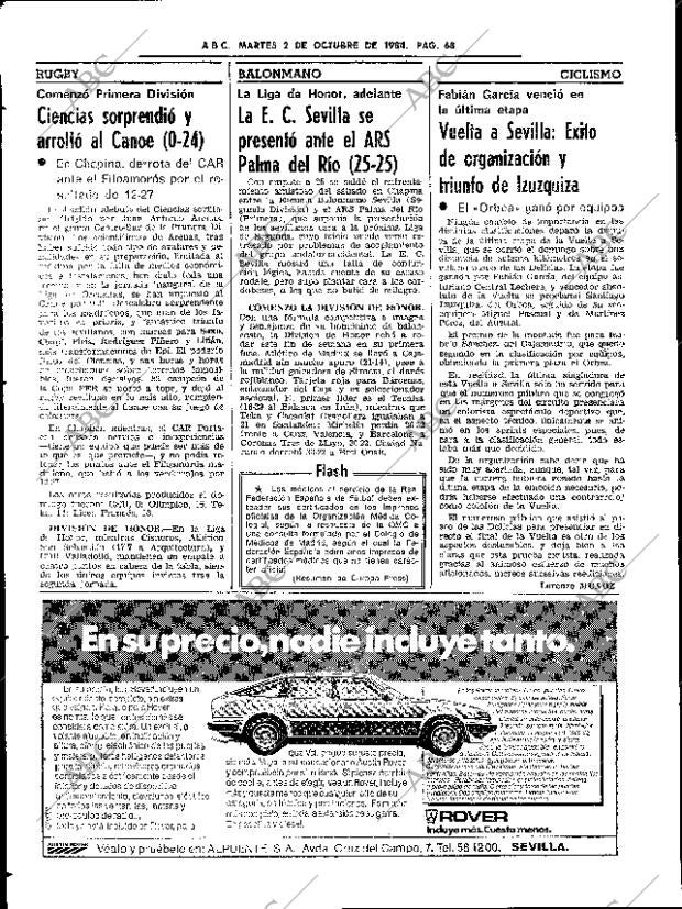 ABC SEVILLA 02-10-1984 página 68