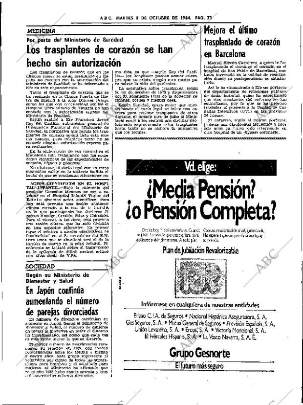 ABC SEVILLA 02-10-1984 página 71